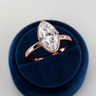 2 Carat Marquise Prong Set Lab Grown Diamond Ring for Women - Mivaan Fine Jewelry