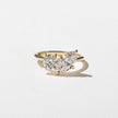 2 Carat Marquise & Round Cut Lab Grown Diamond Toi et Moi Ring in 14K Solid Gold - Mivaan Fine Jewelry