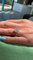 2 Carat Oval Cut Classic Halo Diamond Engagement Ring - Mivaan Fine Jewelry