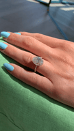 2 Carat Oval Cut Classic Halo Diamond Engagement Ring - Mivaan Fine Jewelry
