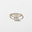 2 Carat Oval Cut Lab Diamond Solitaire Ring in Solid Gold - Mivaan Fine Jewelry