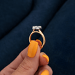 2 Carat Oval Cut Lab Grown Diamond Bezel Set Engagement Ring - Mivaan Fine Jewelry