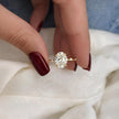 2 Carat Oval Cut Lab Grown Diamond Prong Set Ring for Women in 14K Solid Gold - Mivaan Fine Jewelry