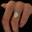 2 Carat Oval Cut Lab Grown Diamond Solitaire Ring in Solid Gold - Mivaan Fine Jewelry