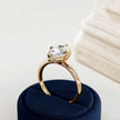 2 Carat Oval Cut Prong Set Lab Grown Diamond Ring for Women - Mivaan Fine Jewelry