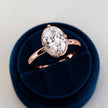2 Carat Oval Cut Prong Set Lab Grown Diamond Ring for Women - Mivaan Fine Jewelry