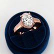2 Carat Oval Lab Grown Diamond Tulip Engagement Ring - Mivaan Fine Jewelry