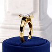 2 Carat Oval Lab Grown Diamond Tulip Engagement Ring - Mivaan Fine Jewelry