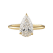 2 Carat Pear Cut Hidden Halo Diamond Engagement Ring - Mivaan Fine Jewelry