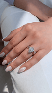 2 Carat Pear Cut Hidden Halo Diamond Engagement Ring - Mivaan Fine Jewelry