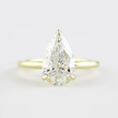 2 Carat Pear Cut Hidden Halo Diamond Engagement Ring - Mivaan Fine Jewelry