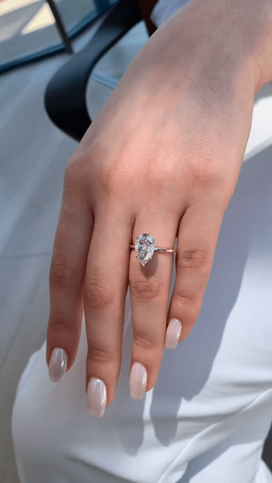 2 Carat Pear Cut Hidden Halo Diamond Engagement Ring - Mivaan Fine Jewelry
