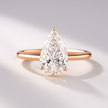 2 Carat Pear Cut Hidden Halo Diamond Engagement Ring - Mivaan Fine Jewelry