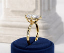 2 Carat Pear Cut Lab Grown Diamond Engagement Ring - Mivaan Fine Jewelry