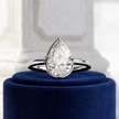 2 Carat Pear Cut Lab Grown Diamond Engagement Ring - Mivaan Fine Jewelry