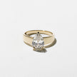 2 Carat Pear Cut Lab Grown Diamond Wide Band Ring in 14K Solid Gold - Mivaan Fine Jewelry