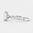 2 Carat Radiant Cut Engagement Ring with Pave Diamond Band - Mivaan Fine Jewelry