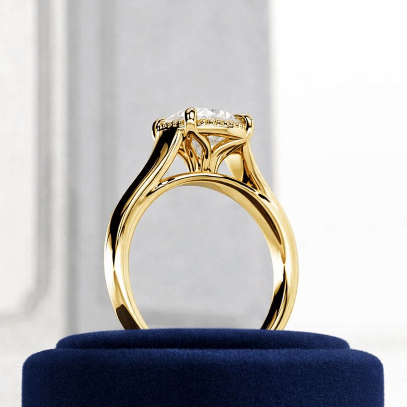 2 Carat Round Cut Lab Grown Diamond Engagement Ring for Women - Mivaan Fine Jewelry