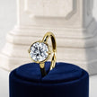 2 Carat Round Lab Grown Diamond Solitaire Ring - Mivaan Fine Jewelry