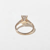 2.50 Carat Emerald Cut Lab Grown Diamond Ring with Pavé Band - Mivaan Fine Jewelry