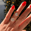 2.00 CT Round Halo Diamond Engagement Ring – Classic Gold Setting - Mivaan Fine Jewelry