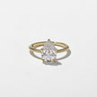 2.15 Carat Pear Cut Lab Diamond Solitaire Ring in 14K Solid Gold - Mivaan Fine Jewelry