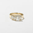 2.30 Carat Oval Cut Lab Diamond Dual Stone Ring in Solid Gold - Mivaan Fine Jewelry