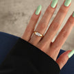 2.5 Carat East West Emerald Cut Lab Grown Diamond Engagement Ring - Mivaan Fine Jewelry