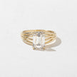 2.5 Carat Emerald Cut Lab Diamond Solitaire Ring - Mivaan Fine Jewelry