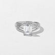 2.5 Carat Emerald Cut Lab Diamond Solitaire Ring - Mivaan Fine Jewelry