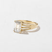 2.5 Carat Emerald Cut Lab Diamond Solitaire Ring - Mivaan Fine Jewelry