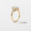 2.5 Carat Oval Cut Diamond Engagement Ring 4 Prong Set in Gold - Mivaan Fine Jewelry
