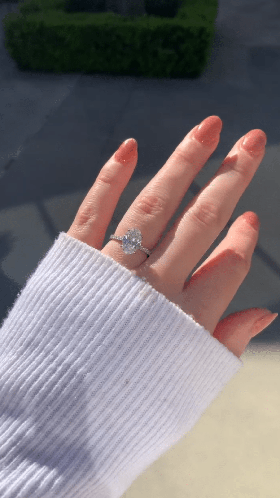 2.5 Carat Oval Lab Diamond Engagement Ring with Pave Hidden Halo - Mivaan Fine Jewelry