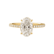 2.5 Carat Oval Lab Diamond Engagement Ring with Pave Hidden Halo - Mivaan Fine Jewelry