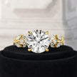 2.5 Carat Round Brilliant Lab Grown Diamond Nature Inspired Engagement Ring - Mivaan Fine Jewelry