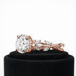 2.5 Carat Round Brilliant Lab Grown Diamond Nature Inspired Engagement Ring - Mivaan Fine Jewelry