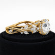 2.5 Carat Round Brilliant Lab Grown Diamond Nature Inspired Engagement Ring - Mivaan Fine Jewelry