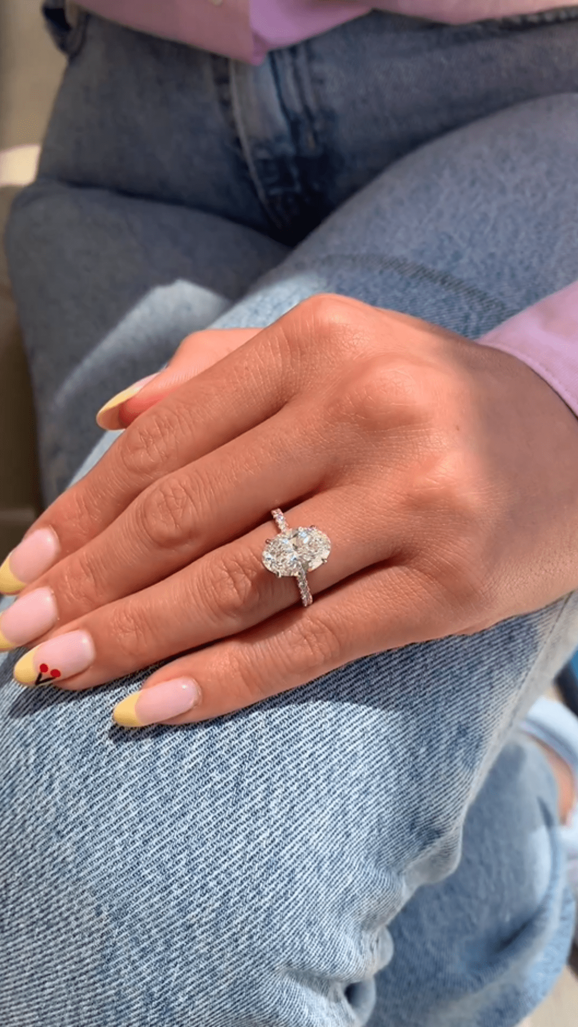 2.50 Carat Oval Cut Diamond Ring Hidden Halo Pave Prong Set - Mivaan Fine Jewelry