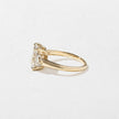 2.50 Carat Radiant Cut Lab Grown Diamond Three Stone Ring in 14K Yellow Gold - Mivaan Fine Jewelry