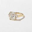 2.50 Carat Radiant Cut Lab Grown Diamond Three Stone Ring in 14K Yellow Gold - Mivaan Fine Jewelry