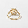 2.50 Carat Radiant Cut Lab Grown Diamond Three Stone Ring in 14K Yellow Gold - Mivaan Fine Jewelry