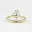 2.50 Carat Round Cut Diamond Engagement Ring 6 Prong Pave Band - Mivaan Fine Jewelry