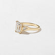 2.85 Carat Emerald Cut Lab Diamond Engagement Ring - Mivaan Fine Jewelry