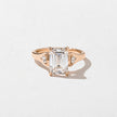 2.85 Carat Emerald Cut Lab Diamond Engagement Ring - Mivaan Fine Jewelry