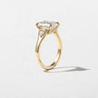 2.85 Carat Emerald Cut Lab Diamond Engagement Ring - Mivaan Fine Jewelry