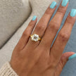 3 Carat Asscher Lab Grown Diamond Thick Band Engagement Ring - Mivaan Fine Jewelry