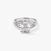 3 Carat Elongated Cushion Cut Lab Grown Diamond Solitaire Ring - Mivaan Fine Jewelry