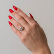 3 Carat Emerald Cut Lab Grown Diamond Three Stone Ring - Mivaan Fine Jewelry
