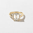 3 Carat Emerald Cut Lab Grown Diamond Three Stone Ring - Mivaan Fine Jewelry