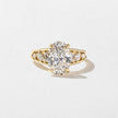 3 Carat Oval Cut Lab Grown Diamond Ring in 14K Solid Gold - Mivaan Fine Jewelry